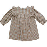Gingham Ruffle Dress - HoneyBug 