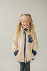 Sherpa Zip-Up Jacket - HoneyBug 
