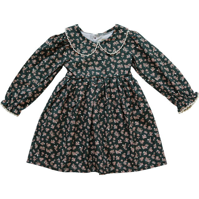 Olive Bloom Dress - HoneyBug 