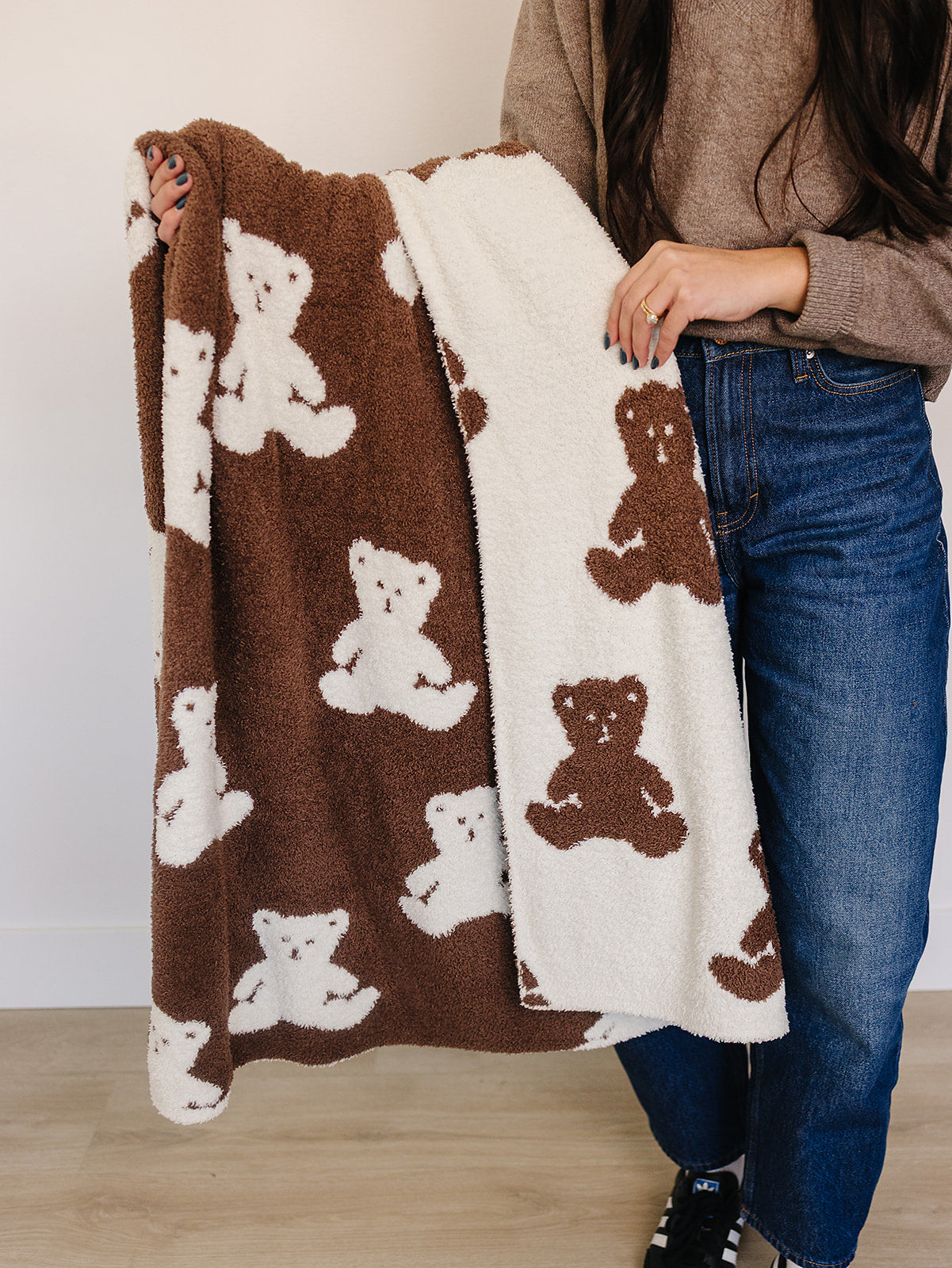 Teddy Bear Plush Blanket