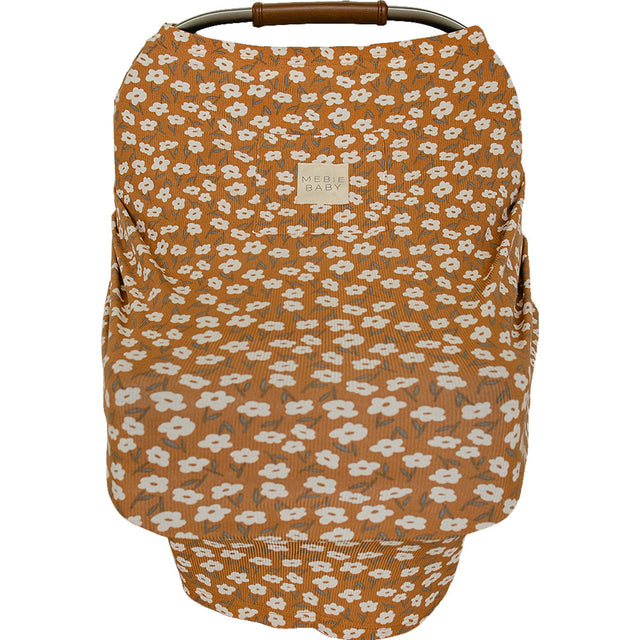 Mustard Floral Bamboo Multi-Use Cover - HoneyBug 