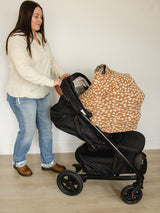 Mustard Floral Bamboo Multi-Use Cover - HoneyBug 