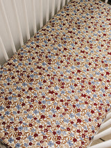Desert Floral Ribbed Bamboo Stretch Crib Sheet