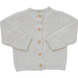 Oatmeal Knit Button Down Cardigan - HoneyBug 