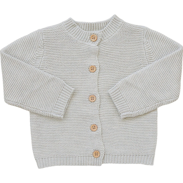 Oatmeal Knit Button Down Cardigan - HoneyBug 