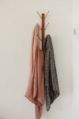 Olive Bloom Muslin Swaddle Blanket - HoneyBug 