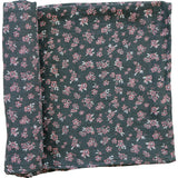 Olive Bloom Muslin Swaddle Blanket - HoneyBug 