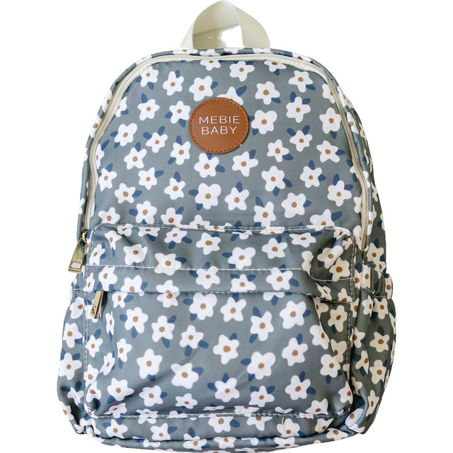 Green Floral Mini Backpack - HoneyBug 