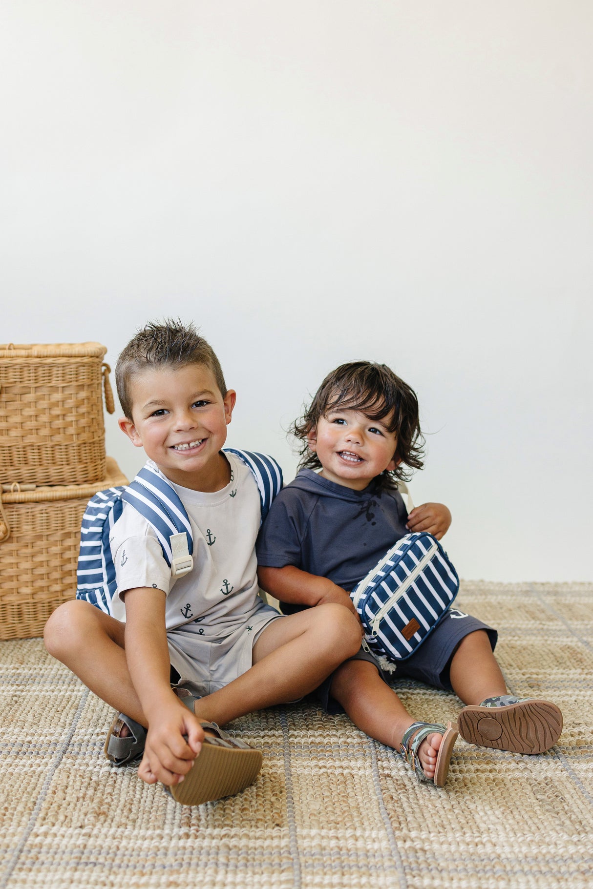 Navy Stripe Mini Fanny Pack - HoneyBug 