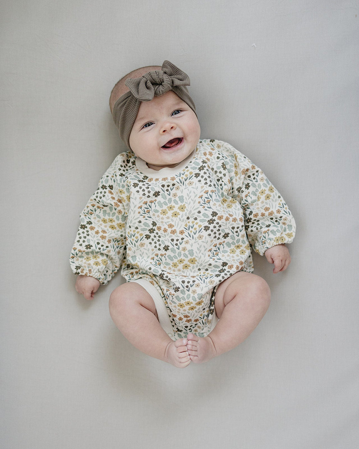 Latte Ribbed Bamboo Head Wrap - HoneyBug 