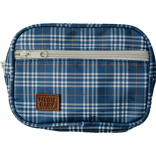 Navy Plaid Mini Fanny Pack - HoneyBug 