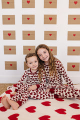 Hearts Ribbed Bamboo Cozy Set