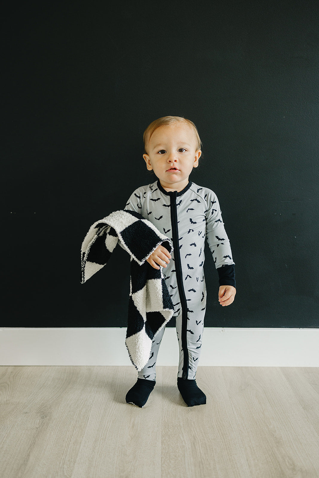 Bats Bamboo Zipper - HoneyBug 