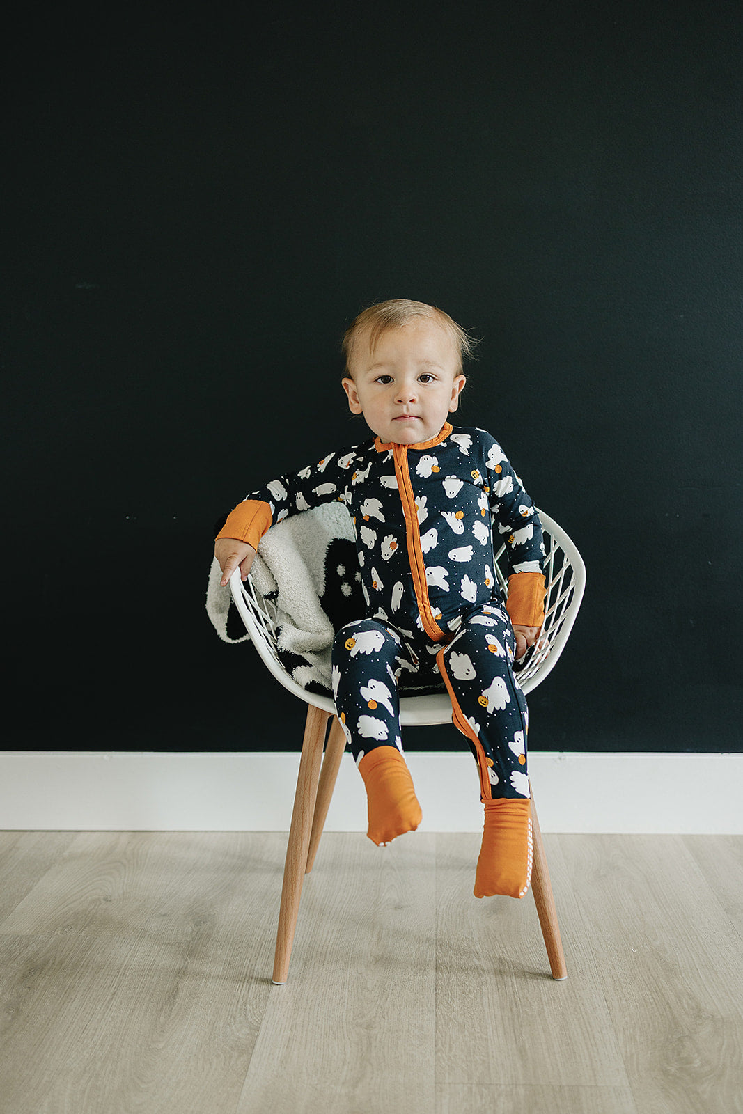 Ghosts Bamboo Zipper - HoneyBug 