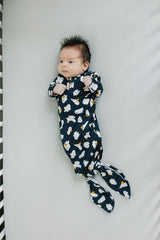 Ghosts Bamboo Knot Gown - HoneyBug 