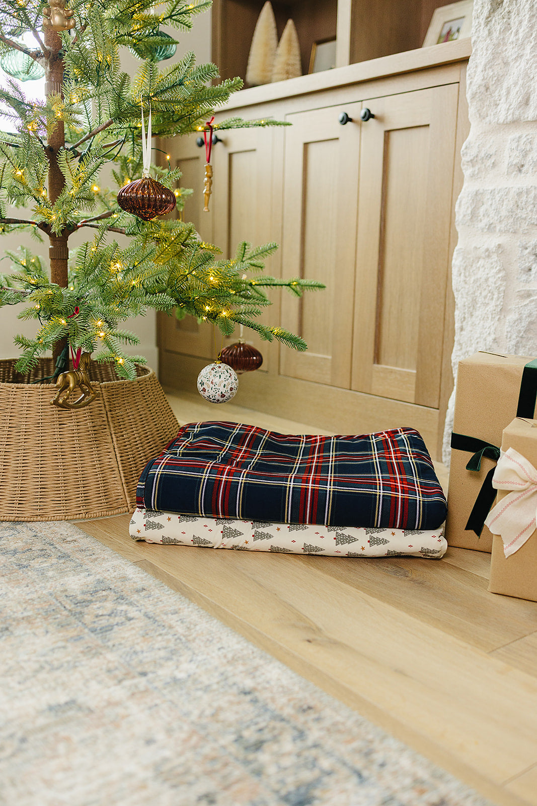 Christmas Trees Bamboo Fleece Quilt - HoneyBug 