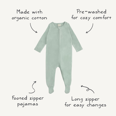 Zipper Pajama - Blush