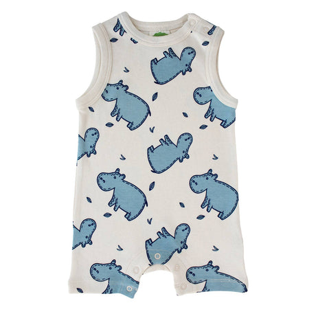 Tank Romper - Hippos - HoneyBug 