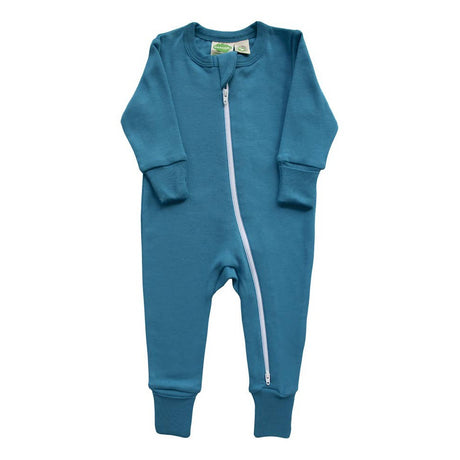 Essential Basics '2-Way' Zip Romper - Surf Blue - HoneyBug 