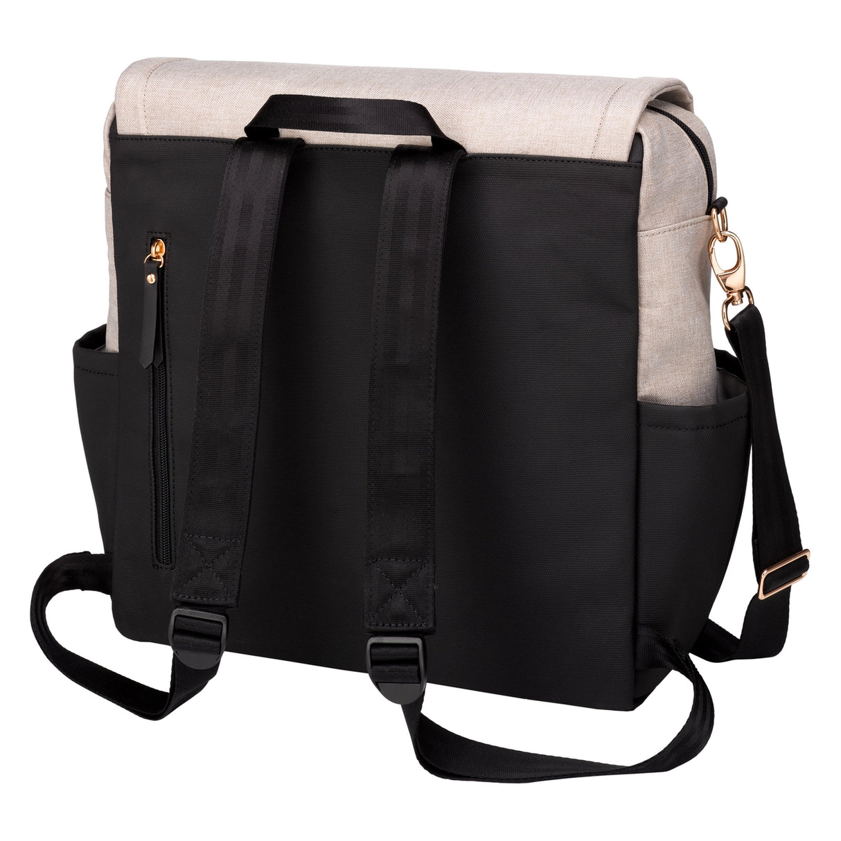 Boxy Backpack - Sand/Black - HoneyBug 