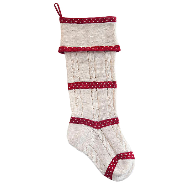 Cable-Knit Stocking