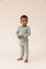 Acadian - CloudBlend™ Long Sleeve Pajamas Set - HoneyBug 