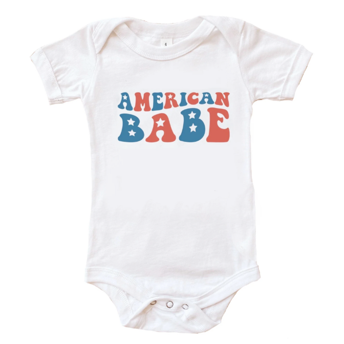 American Babe Baby Onesie - HoneyBug 