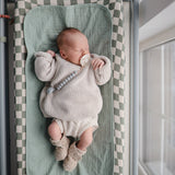 FRIGG Rope Silicone Pacifier 2-Pack - Green Tea/Powder Blue - HoneyBug 