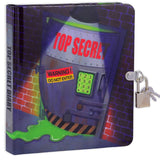 Lock and Key Diary - Top Secret Glow in the Dark - HoneyBug 