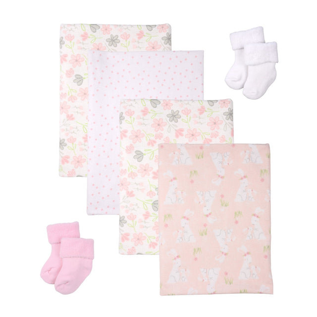 Baby Girl Cupcake Set - Bunny - HoneyBug 
