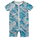 Bamboo Shorty Romper | Delmar - HoneyBug 