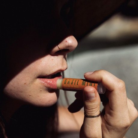 Basil Mint Lip Balm - HoneyBug 