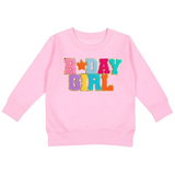 Birthday Girl Patch Sweatshirt - HoneyBug 