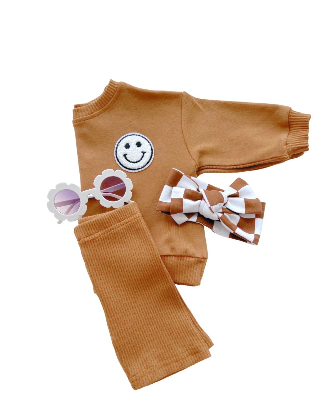 Biker Shorts Set | Rust - HoneyBug 
