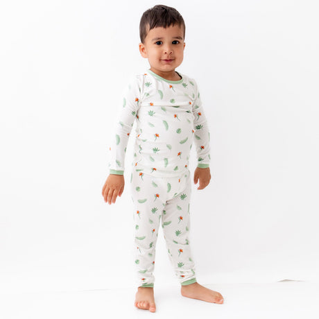 Bird of Paradise Pajama Set - HoneyBug 