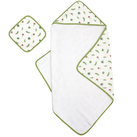 Bird of Paradise Hooded Towel Set - HoneyBug 