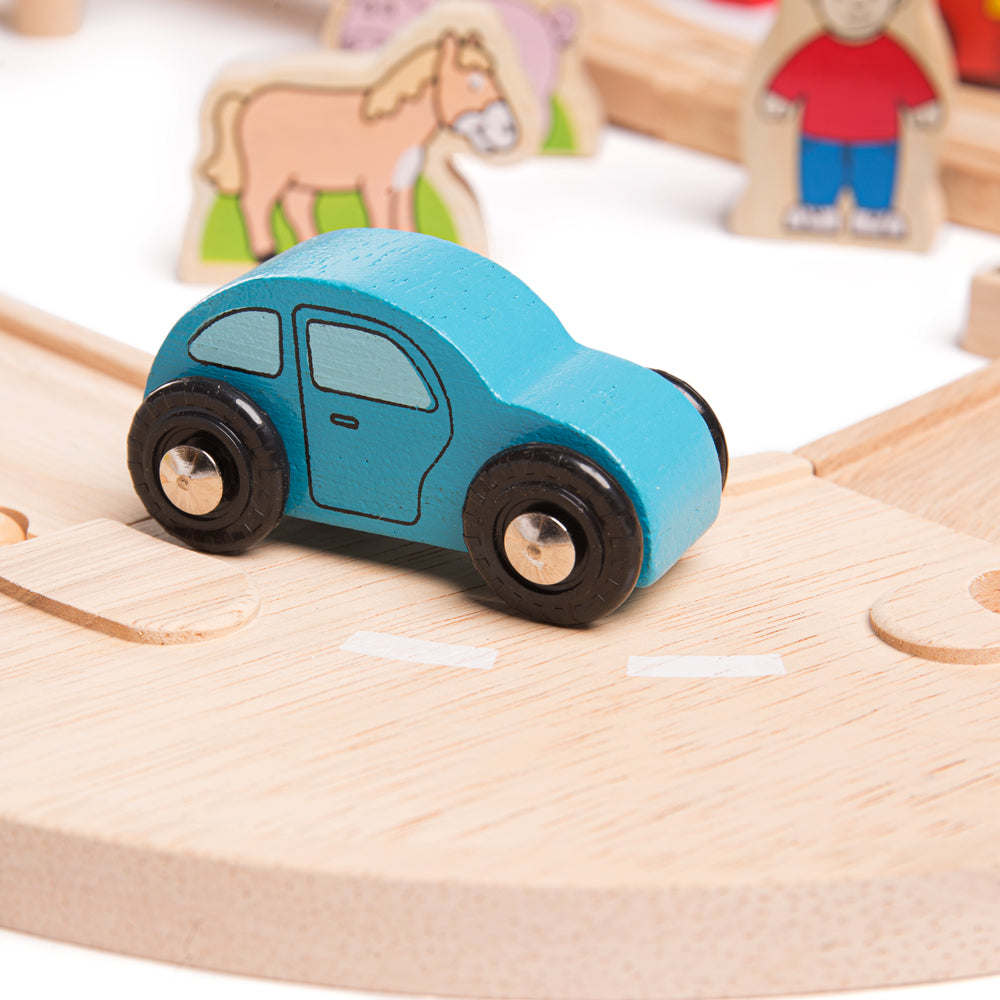 Road & Rail Train Set - HoneyBug 