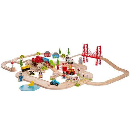 Road & Rail Train Set - HoneyBug 