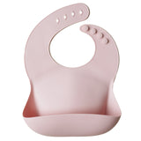 Silicone Baby Bib - Blush - HoneyBug 