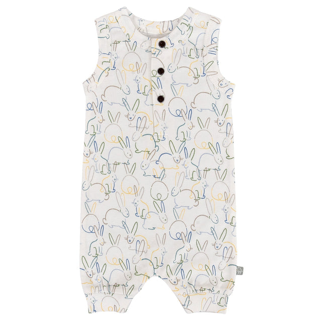 tank romper | bunnies - HoneyBug 