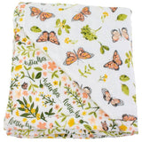 Butterfly + Flutterby Oh So Soft Snuggle Blanket - HoneyBug 