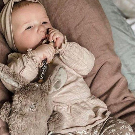 Byron Bunny Soft Rattle Toy 6.8"/17cm