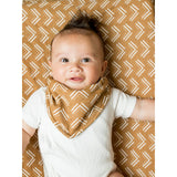 Bandana Bibs 2-pack - Mudcloth / Black Birds - HoneyBug 