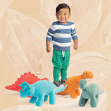 Velveteen Dino Stomper Brontosaurus by Manhattan Toy - HoneyBug 