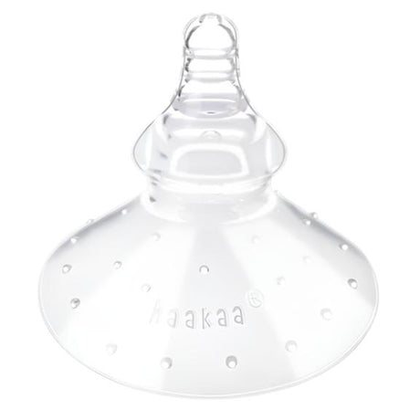Haakaa Silicone Breastfeeding Nipple Shield, Round Shape 1 pk - HoneyBug 