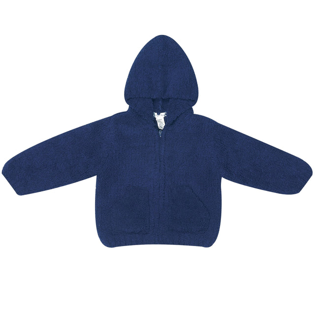 Chenille Hoodie - Navy - HoneyBug 