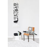 Canvas Growth Chart - Ocean - HoneyBug 