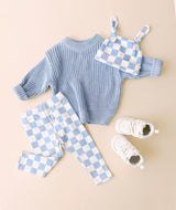 Chunky Knit Sweater | Blue - HoneyBug 