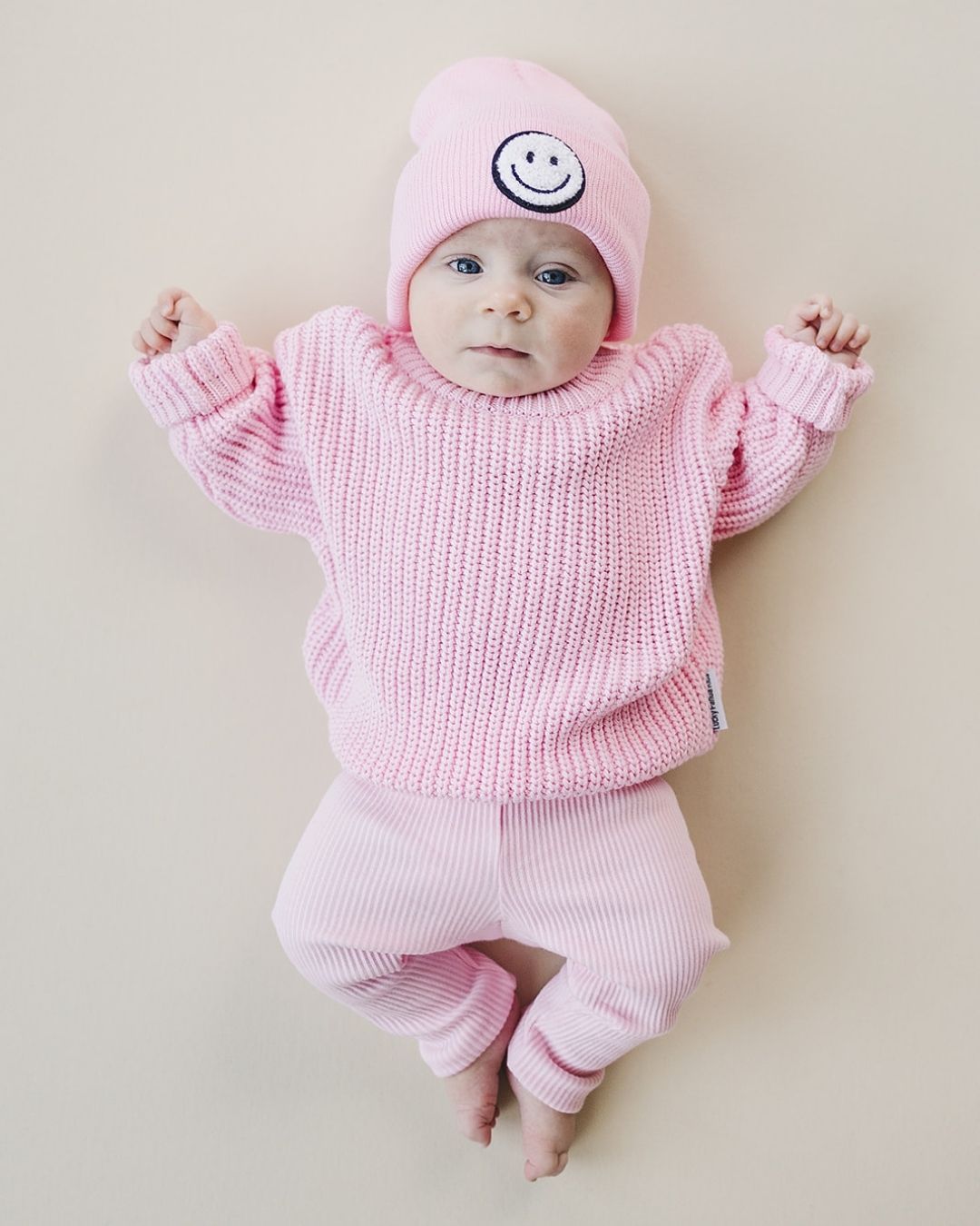 Chunky Knit Sweater | Pink - HoneyBug 
