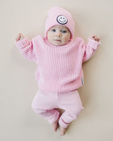 Chunky Knit Sweater | Pink - HoneyBug 